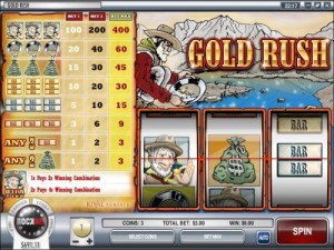 new online slot with gold rush