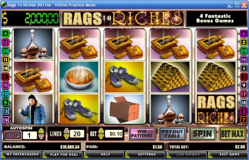 rags to riches video slot